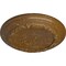 Ekena Millwork Carlsbad Ceiling Medallion (Fits Canopies up to 7 7/8"), 12 1/2"OD x 1 1/2"P, Smokey Topaz Crackle CM12CASTC - alternate 5